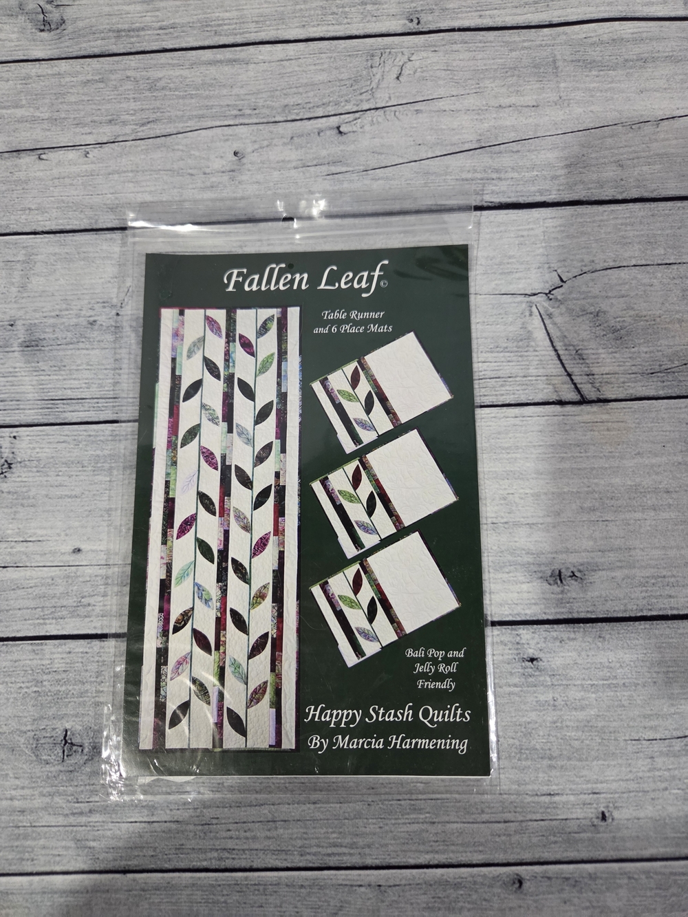 Happy Stash Quilts Quilting Pattern Fallen Leaf Table Runner
